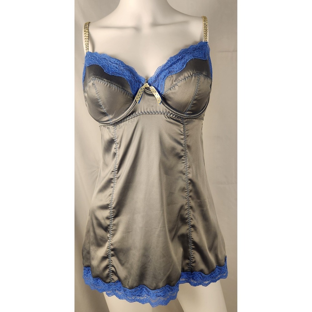 Vintage Y2K/Indie/Whimsygoth Hot Topic Morbid Threads Bustier/Slipdress 36D